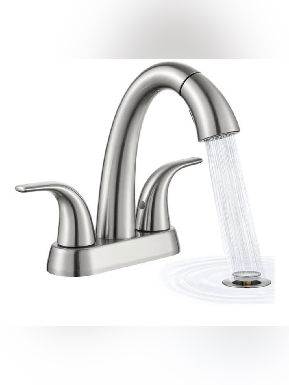 Ultimate Unicorn Brushed Nickel Bathroom Sink Faucet